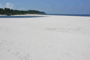 Açutuba, uma das mais belas praias do Amazonas